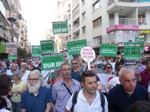 İzmirde Artvin ve Dersime destek eylemi 2