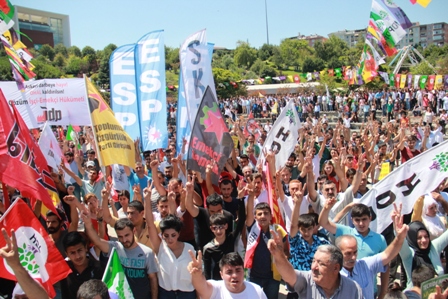 HDP Darbelere Hayır mitingi 3