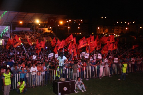 dersim merkezde konser 25 temmuz
