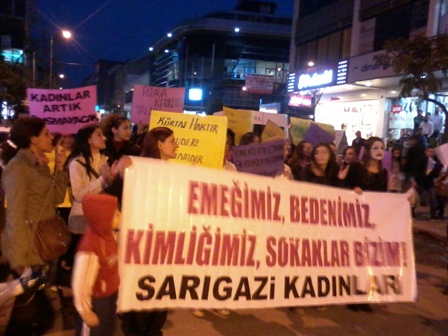sarigazide kadinlar alanlarda hesap soruyor