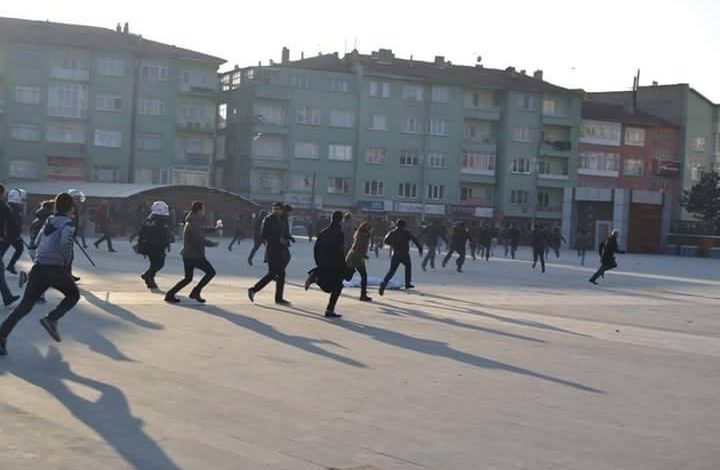 nevsehirde roboski eylemine saldiri