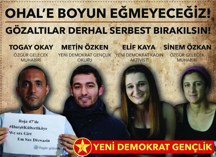 muhabirlerimiz serbest birakilsin