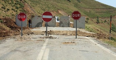 hakkari de 25 bolged yasaklandi