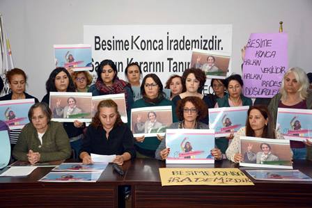 kadınlardan koncanın vekilliğinin düşürülmesine tepki